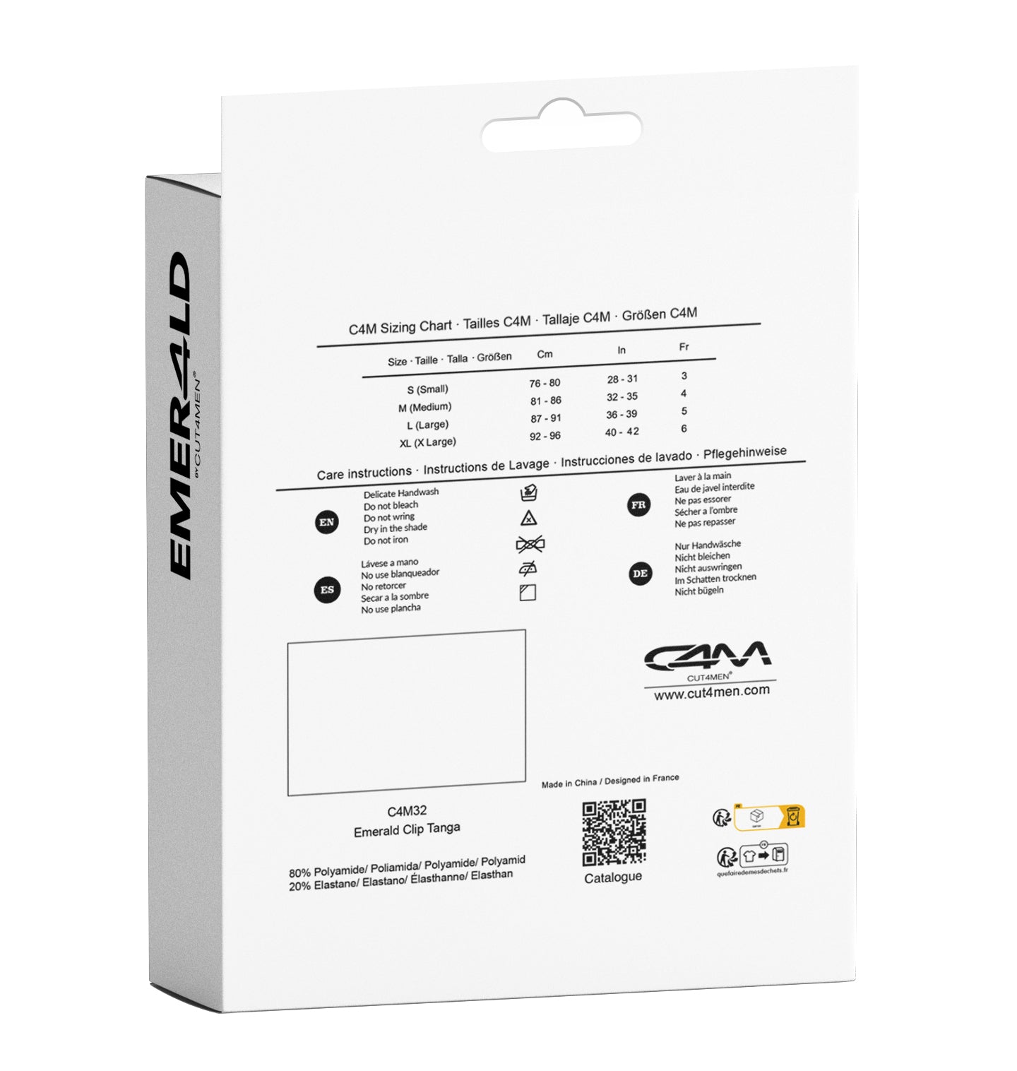 green wetlook Clip Tanga Brief EMER4LD by Cut4Men XL-6