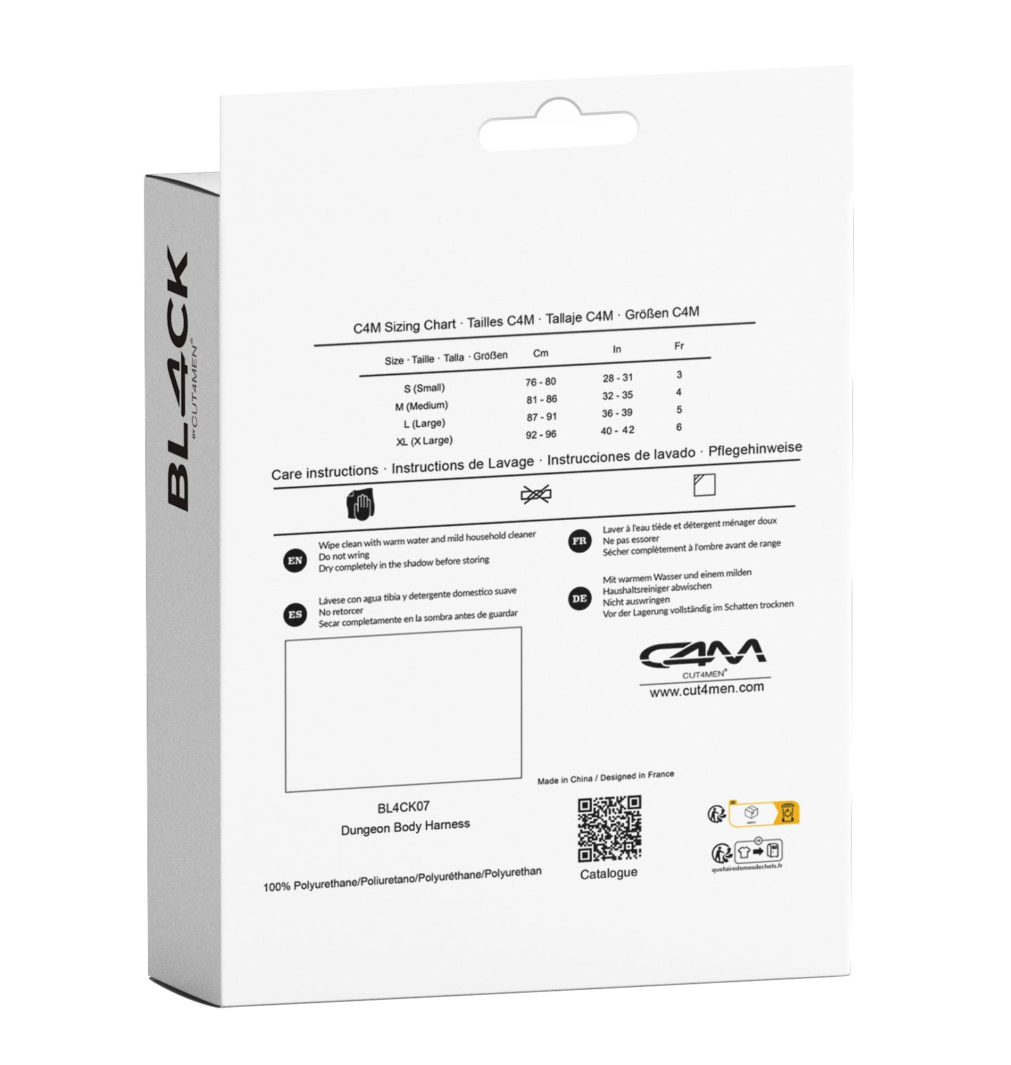 black Dungeon body harness BL4CK07 - OS-5