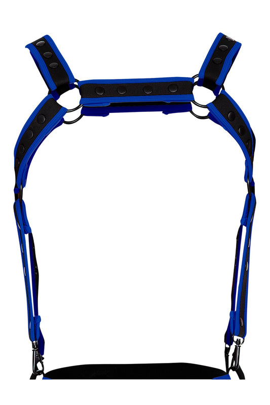 black/neo blue chest harness 05 - OS-0