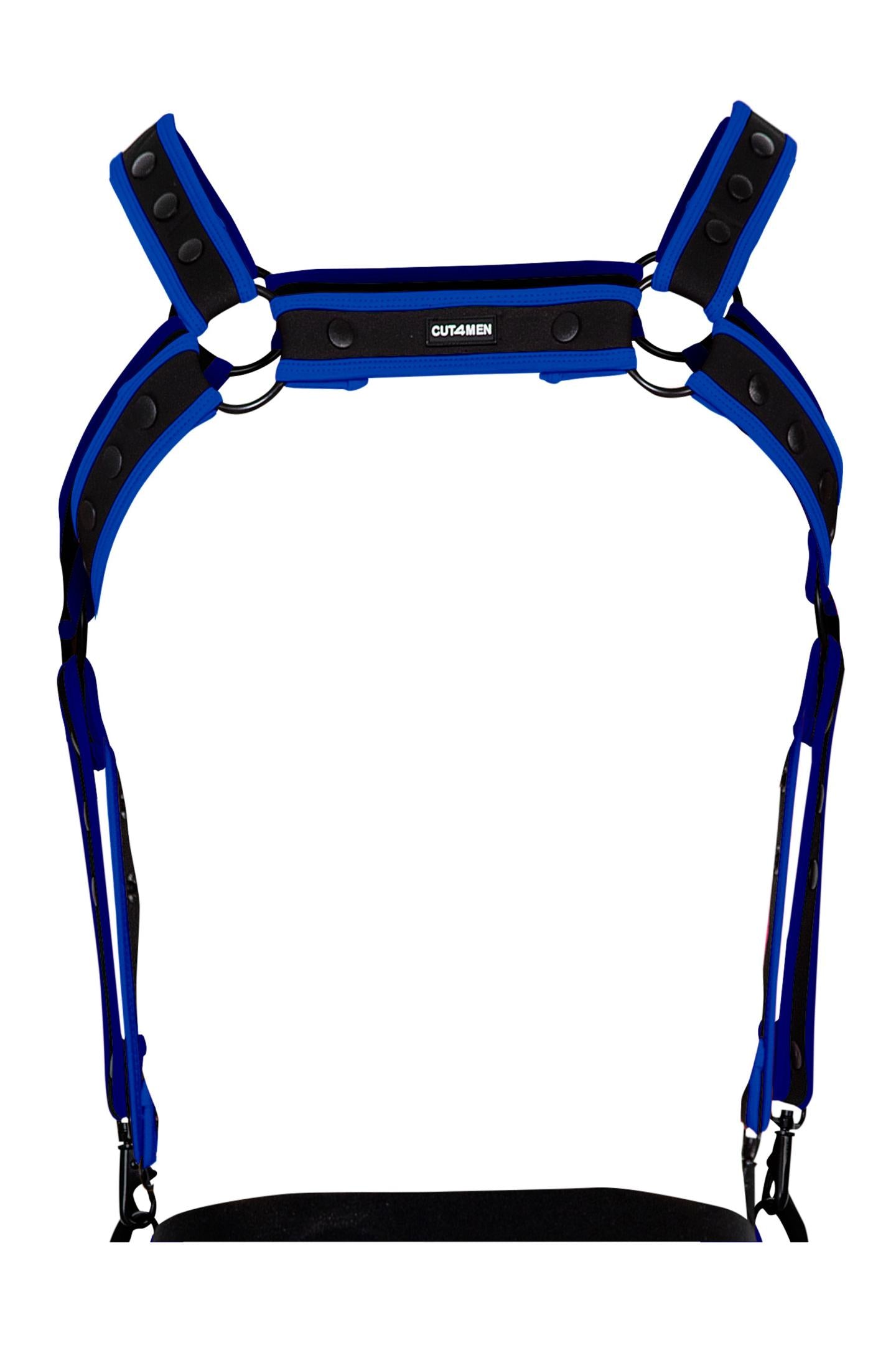black/neo blue chest harness 05 - OS-1
