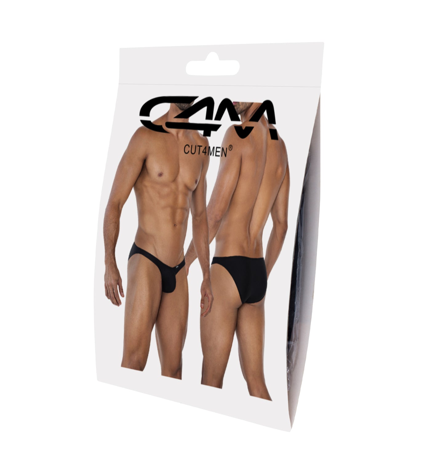 black Low Rise Bulge Brief C4MSPXBUL01 - XL-4