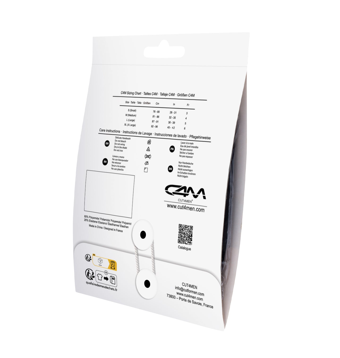 black Micro Brief C4MSPX01 - XL-4