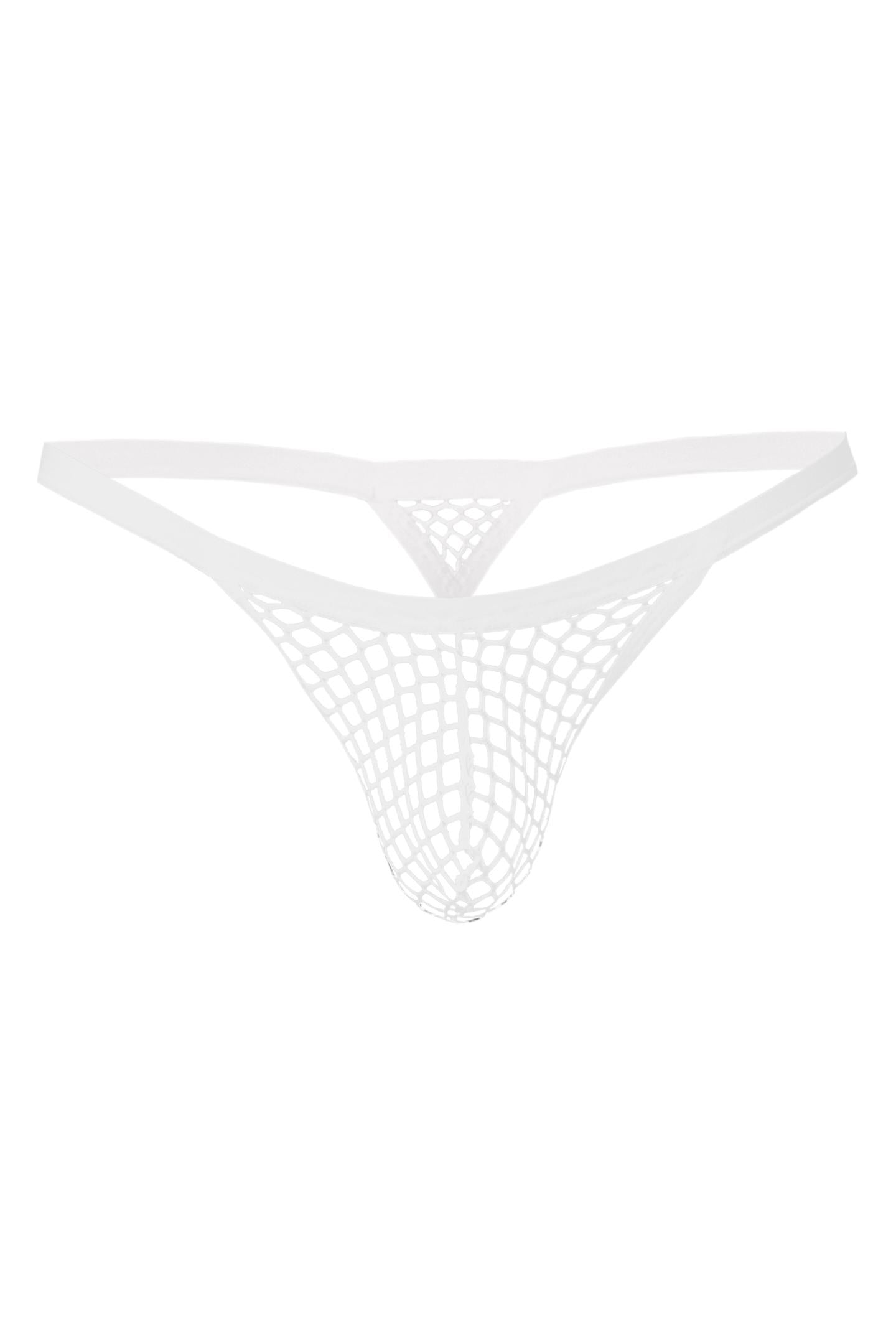 White Thong Panel RAV121 - XL-0