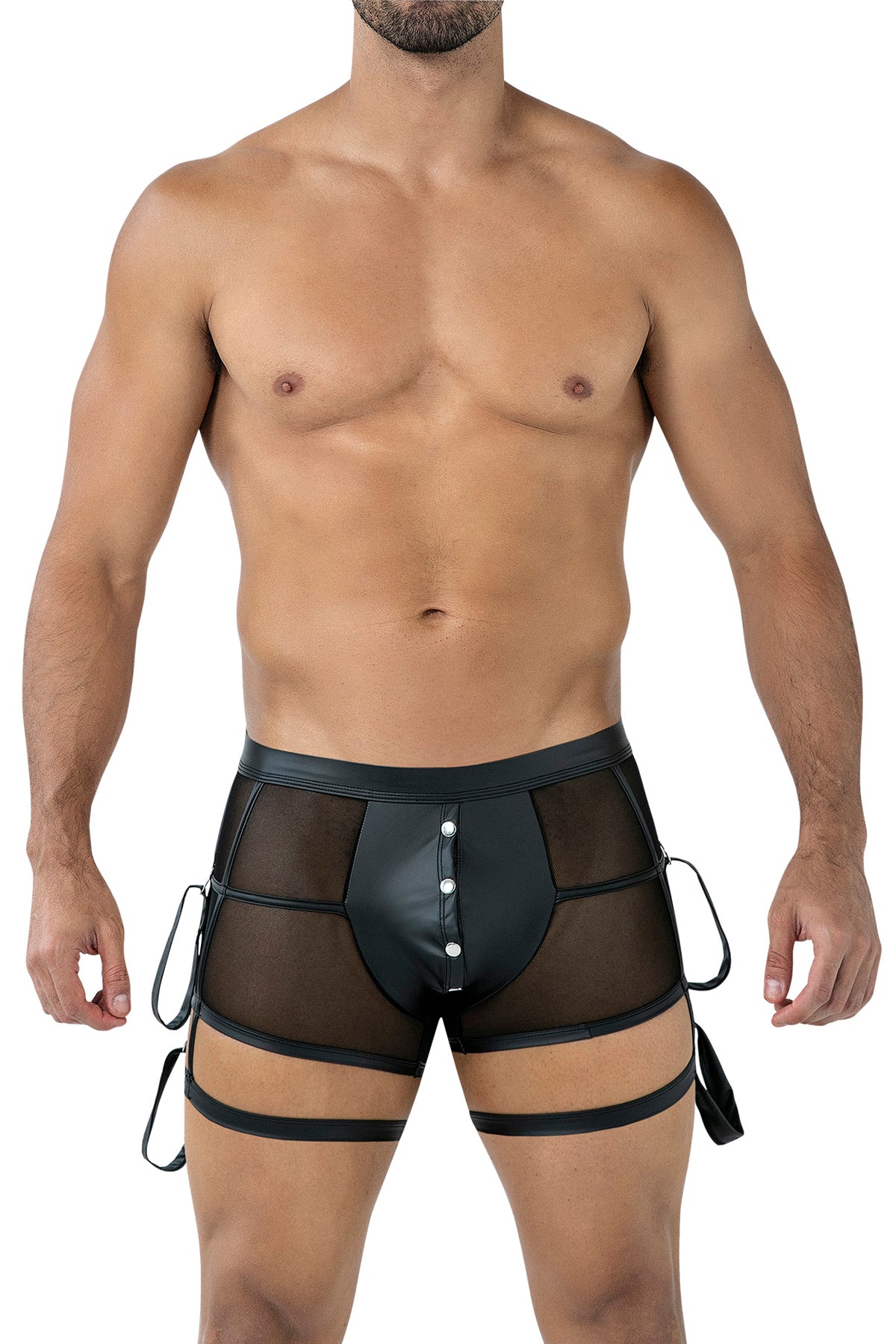Black Prison Garter C4MRAV107 - XL-3