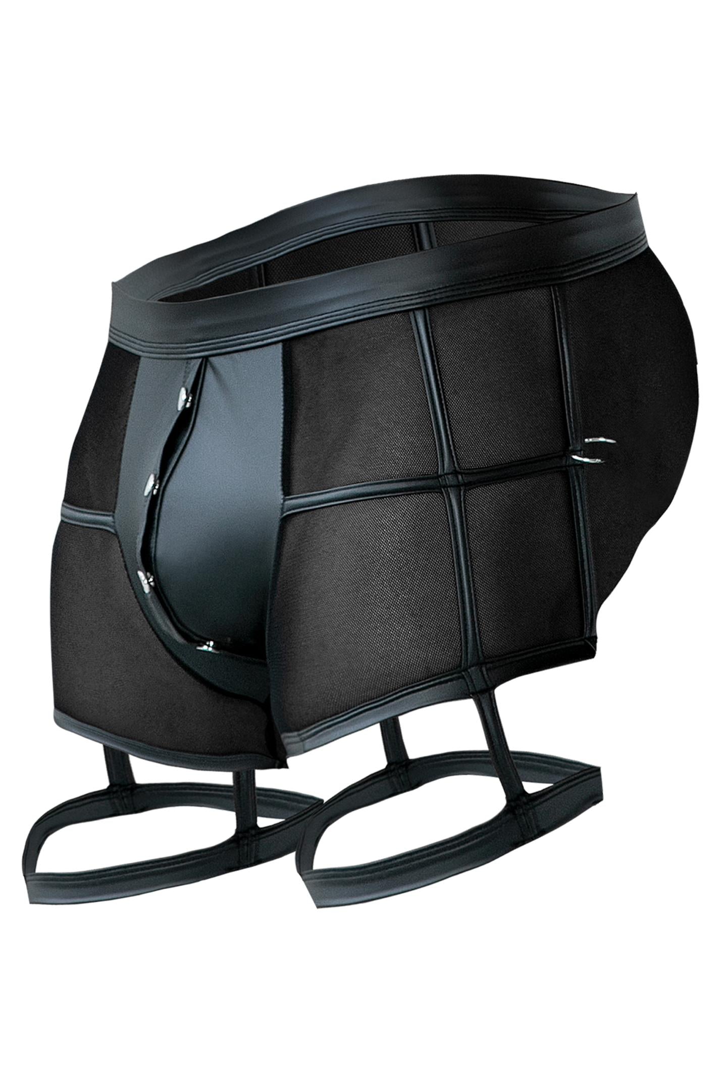 Black Prison Garter C4MRAV107 - XL-0