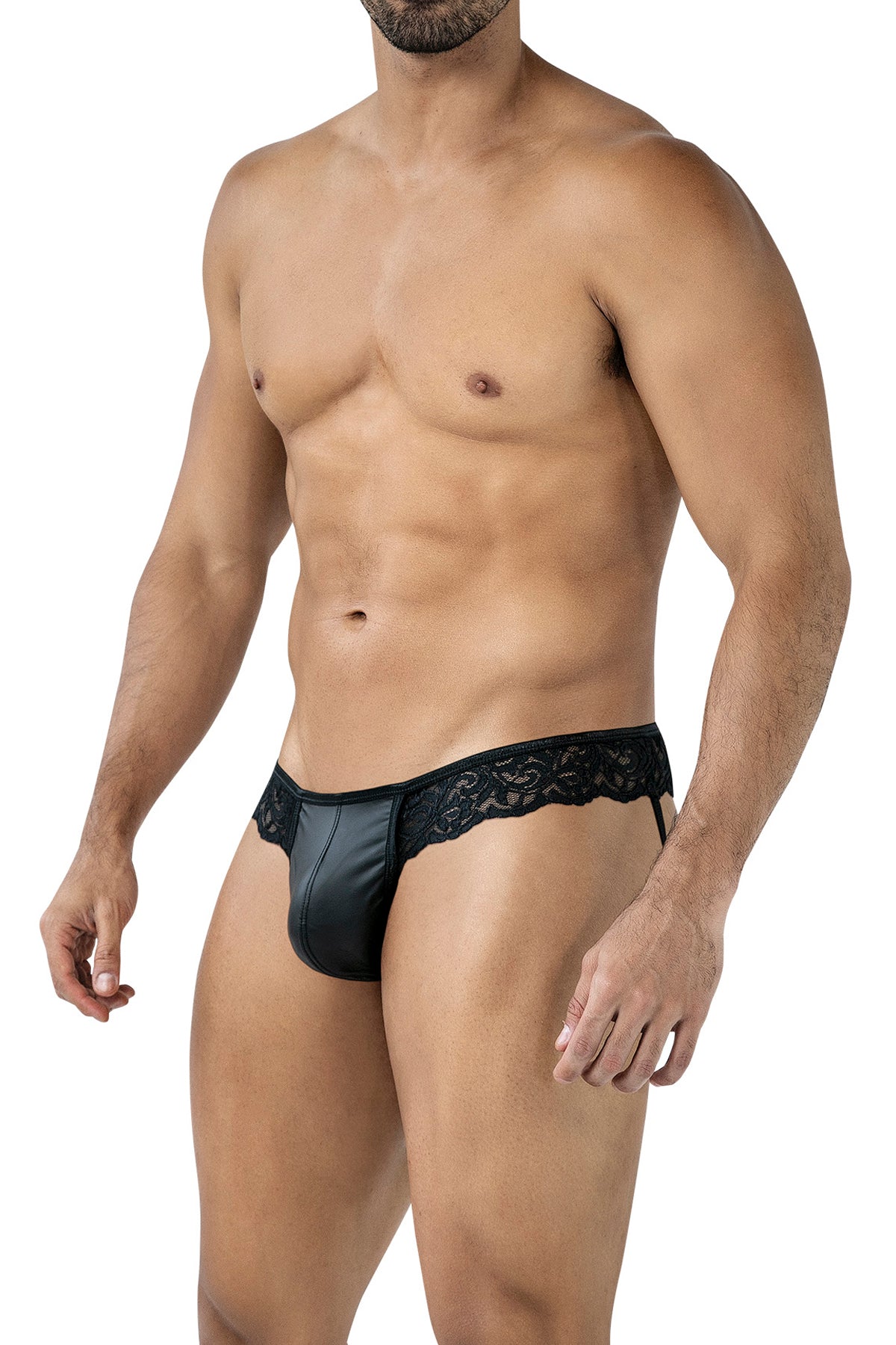 Black Lacey Jockstring RAV104 - XL-2
