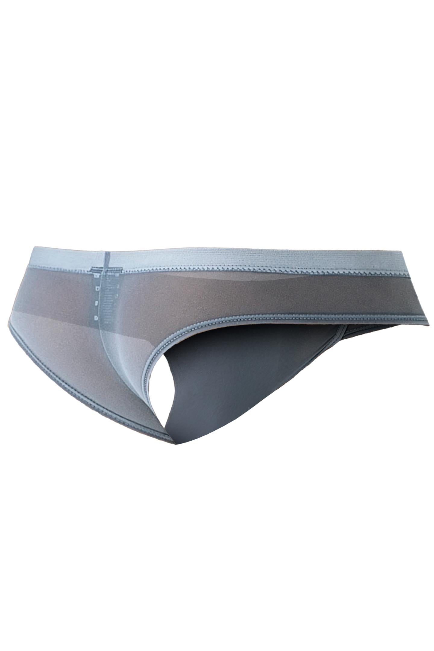 grey Mesh Hybrid Cheeky Brief C4MSPX22 - XL-1