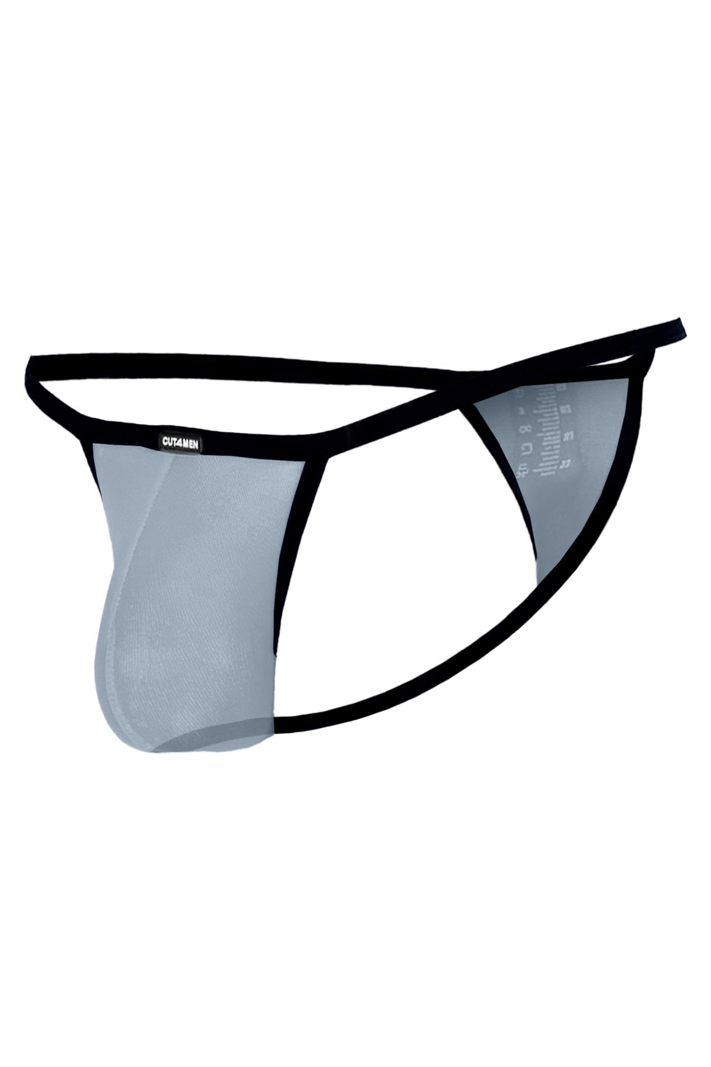 Grey Mini Tanga Kini Mesh C4MSPX17 - XL-0