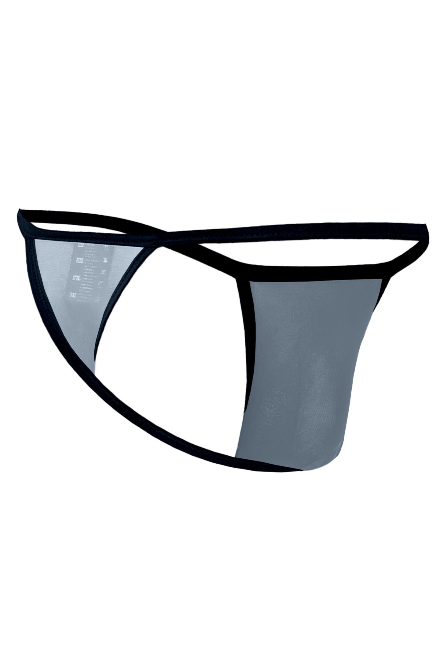 Grey Mini Tanga Kini Mesh C4MSPX17 - XL-1