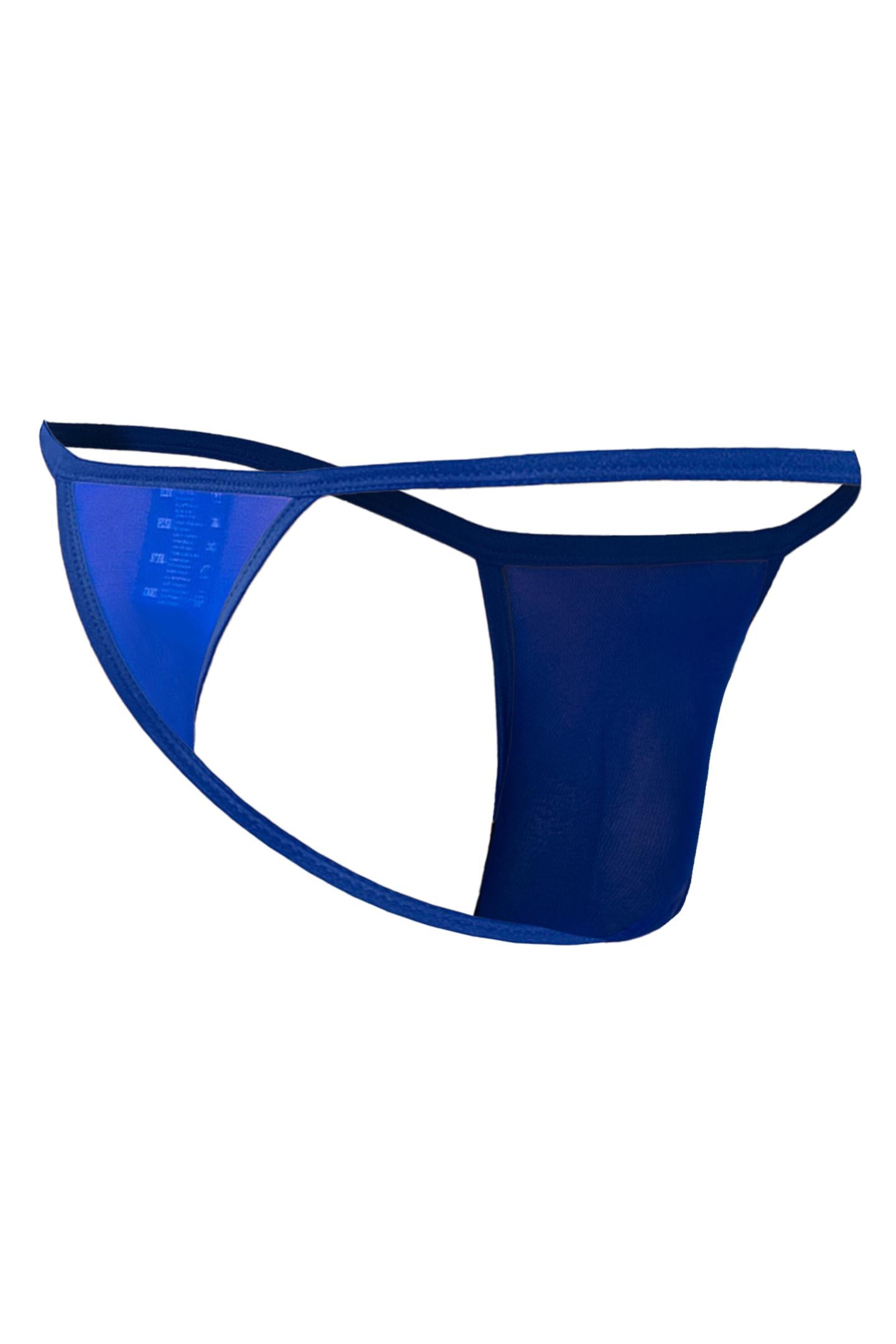 Electric Blue Mini Tanga Kini Mesh C4MSPX17 - XL-1