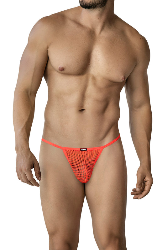 Orange Fluo Mesh Tanga C4MMSH03 - L/XL-0