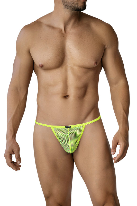 Neon Lime Mesh G-String C4MMSH02 - L/XL-0
