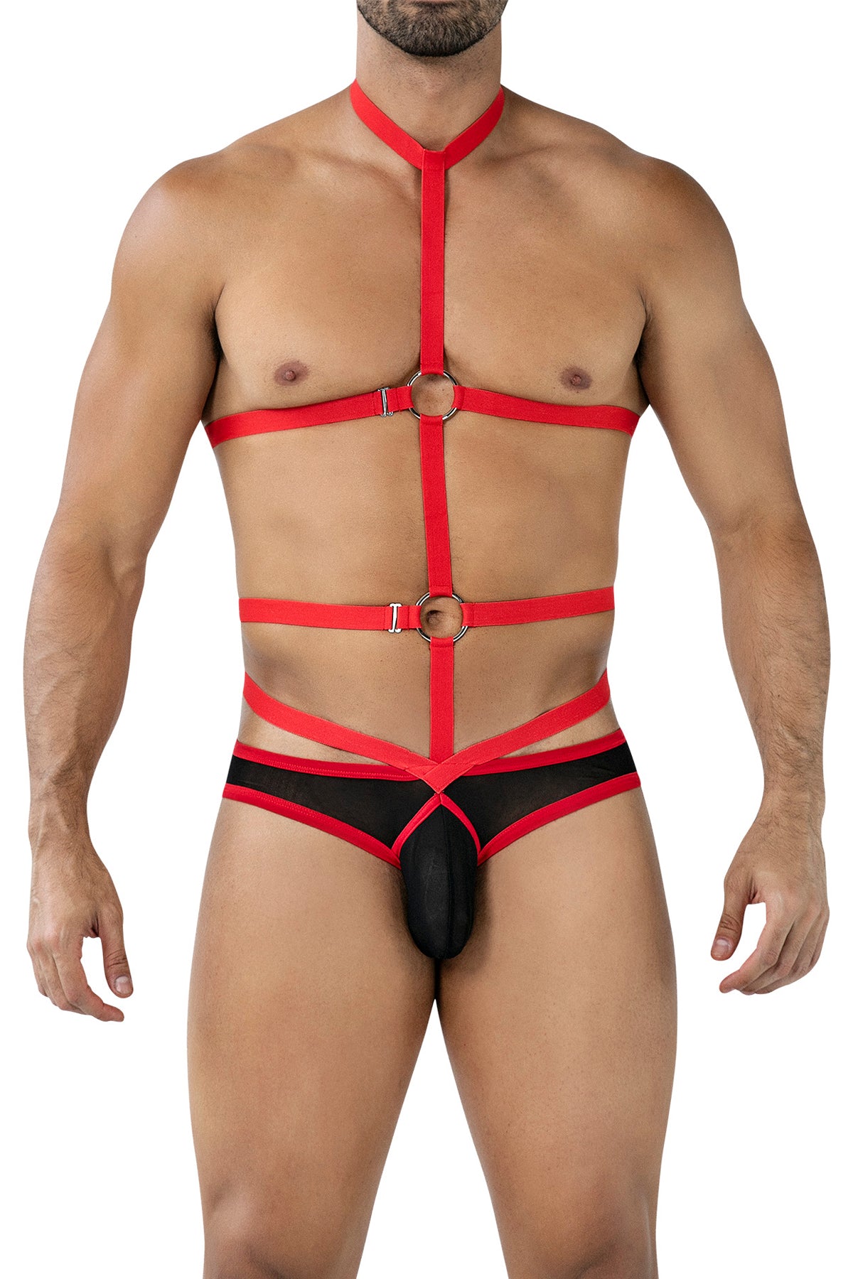 Red Daring Harness Halter RAV114 - XL-2