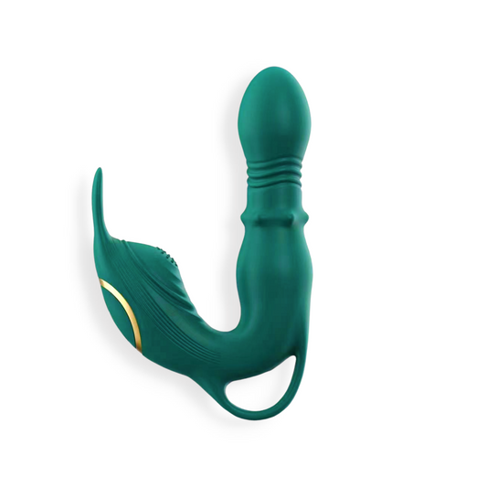 Thrusting Rabbit Vibrator - Thrusting Dildo Vibrator | V For Vibes