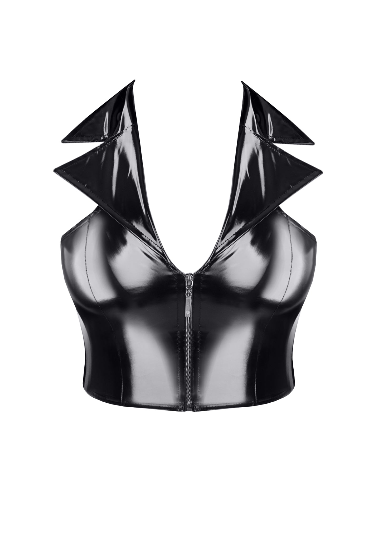 black PVC Top TDMelania001 - 2XL-0