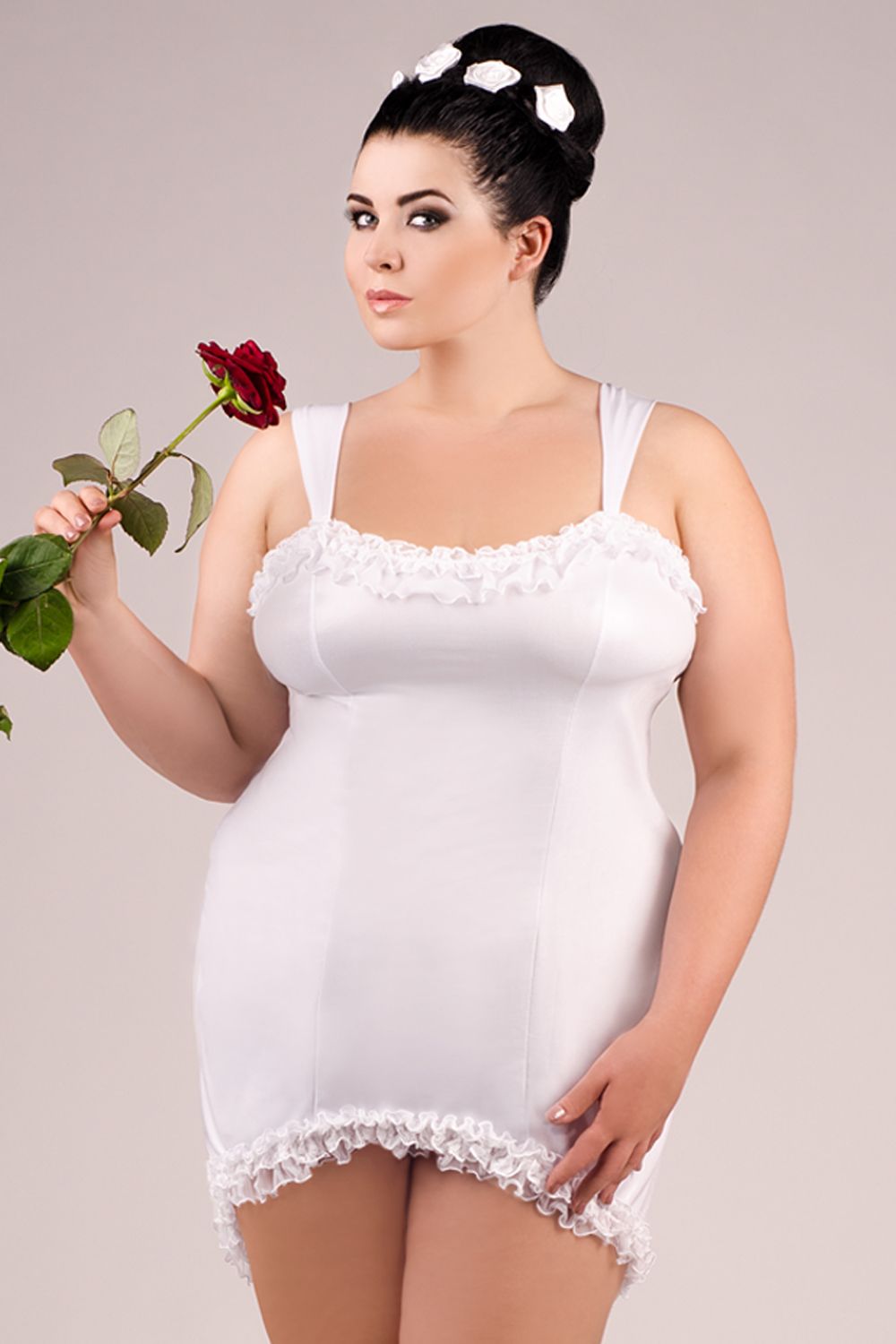 white dress E/2021 54/56 by Andalea Lingerie-1