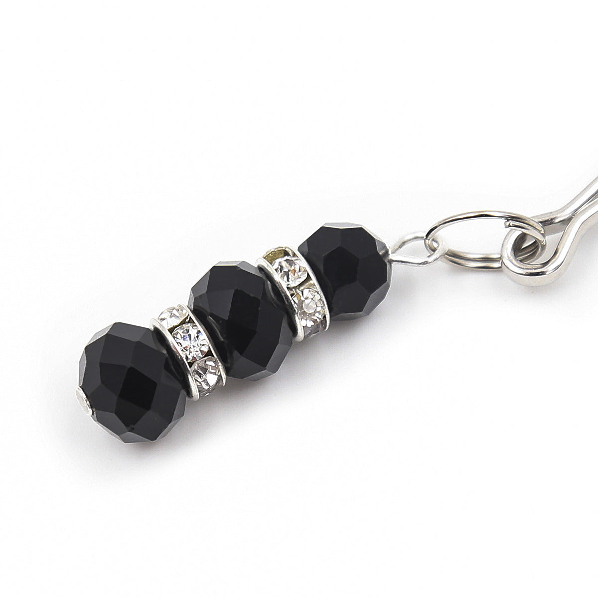 Elegant Jewel Tipped Adjustable Nipple Clamps Rainston show