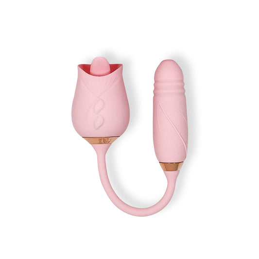 Rosebud Vibrator - Rose Tongue Levana | V FOR VIBES