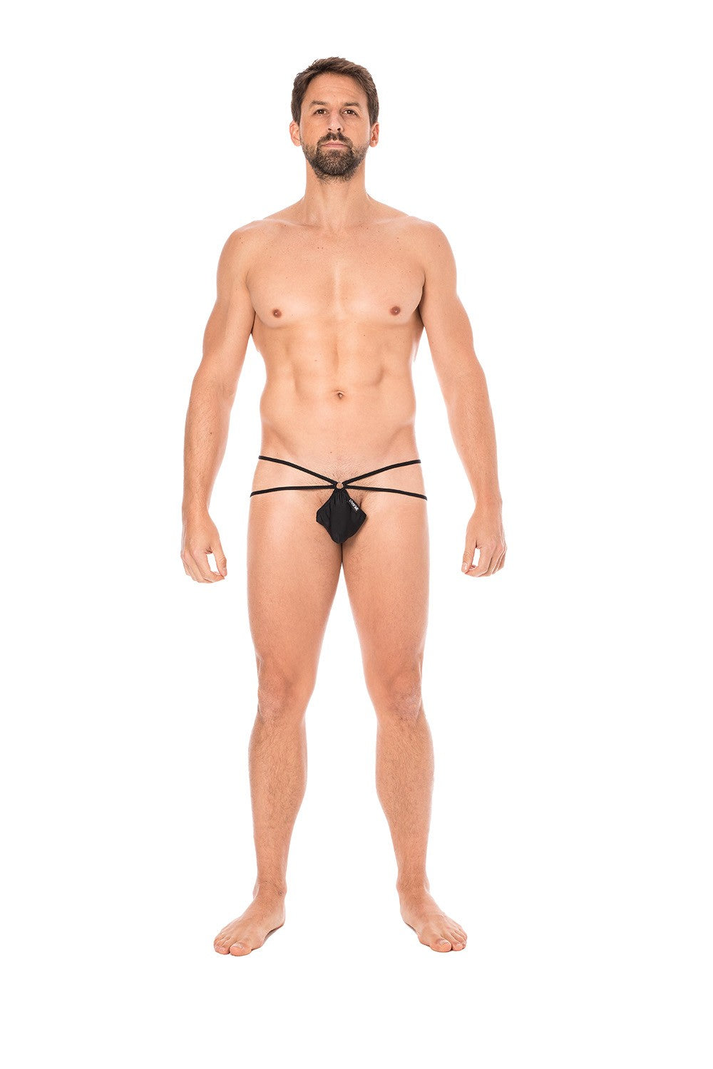 black Mini String 2099-02 - S/M-3