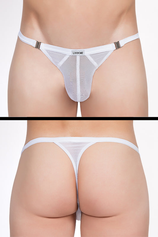 white Stripper String Malibu 2 92-58 XL-0