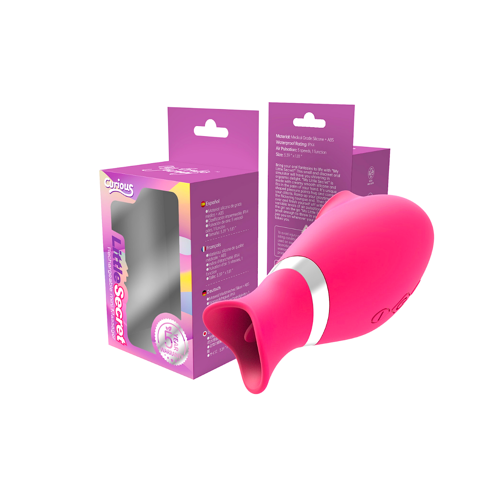 Little Secret Dual Action Air Suction Mini Massager-2