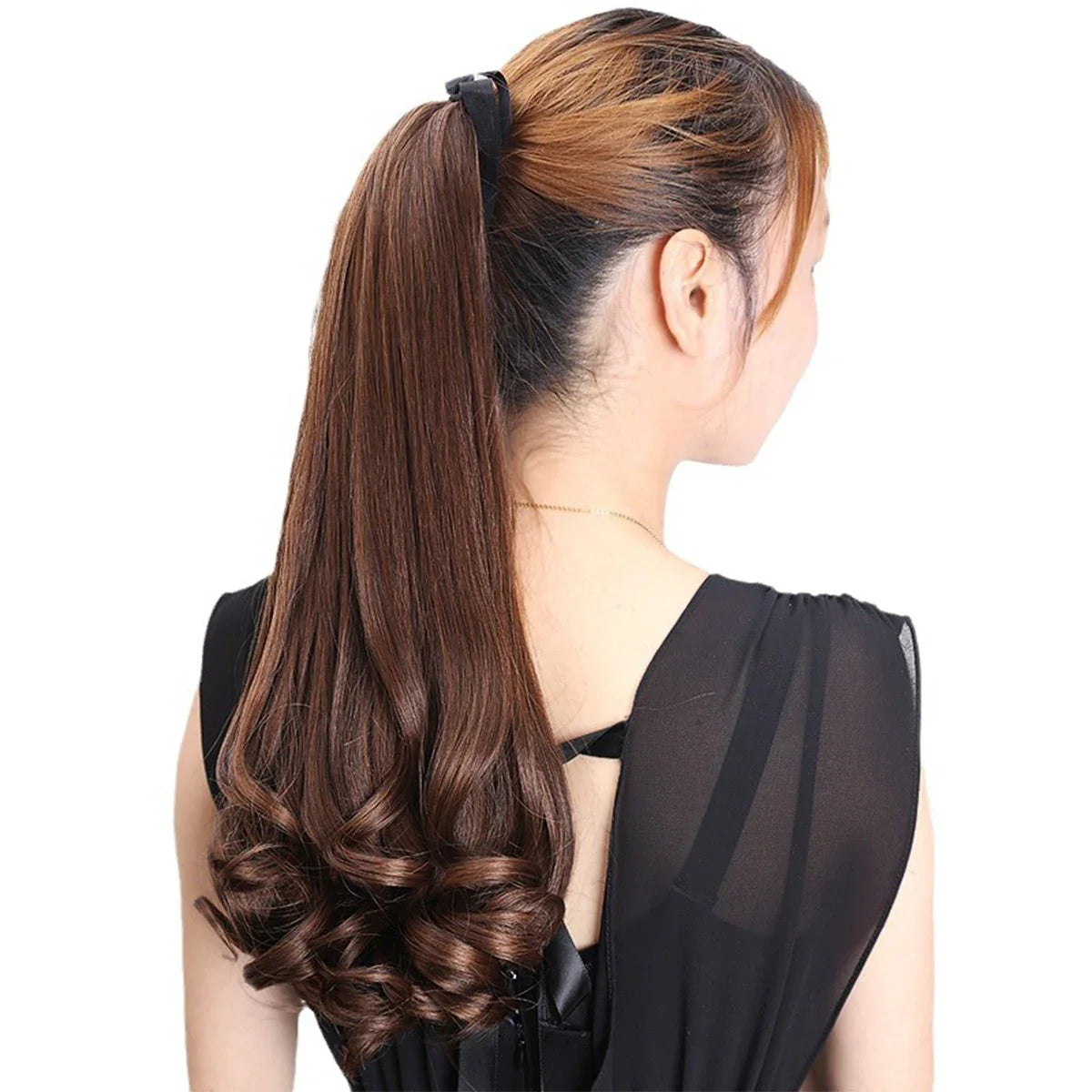 Long Curly Ponytail Hair Wig 18-23 Inch-4