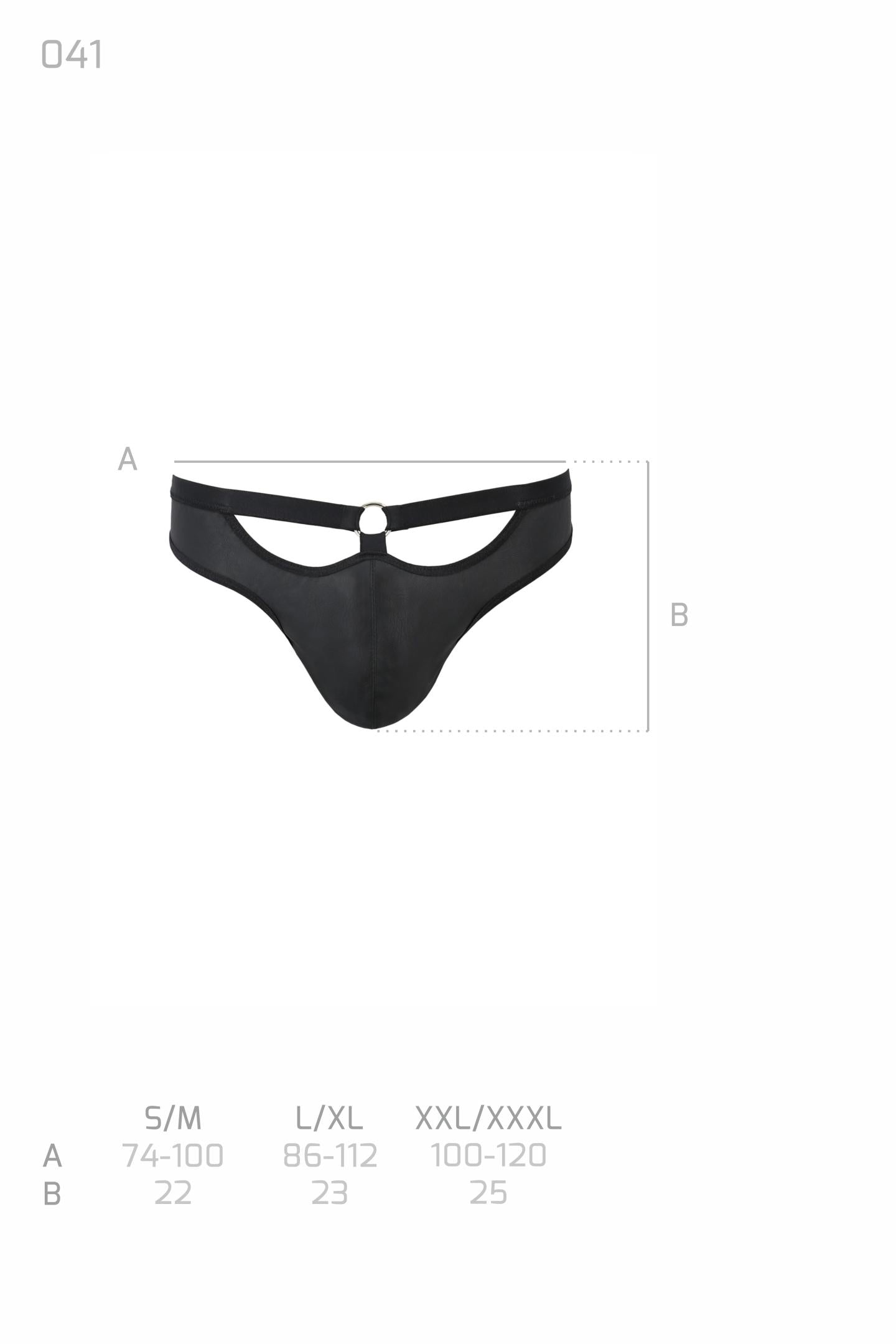 black Men Slip ouvert 041 - 2XL/3XL-6