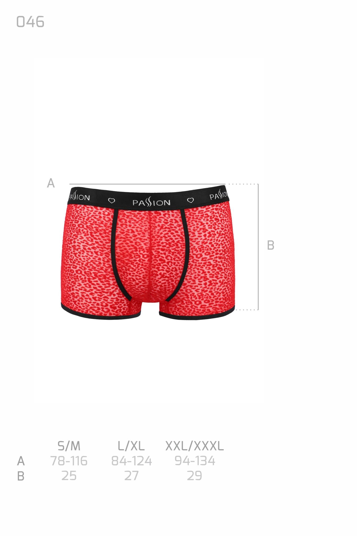 red Men Shorts 046 - 2XL/3XL-6