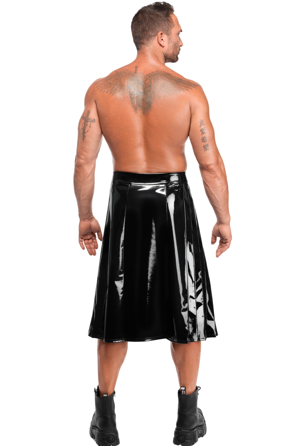 black Emipre PVC skirt H091 - 3XL-3