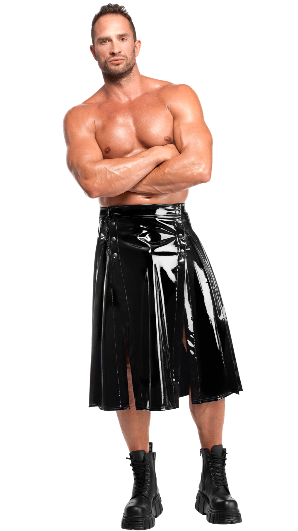 black Emipre PVC skirt H091 - 3XL-4