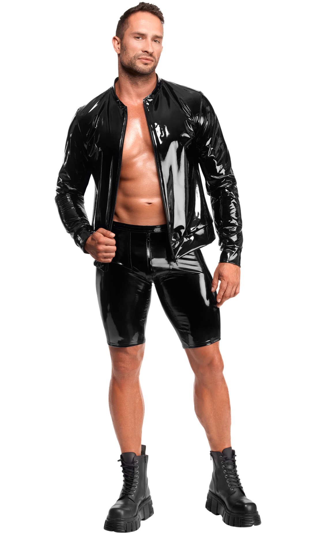 Voltage PVC biker short H094 - 3XL-6