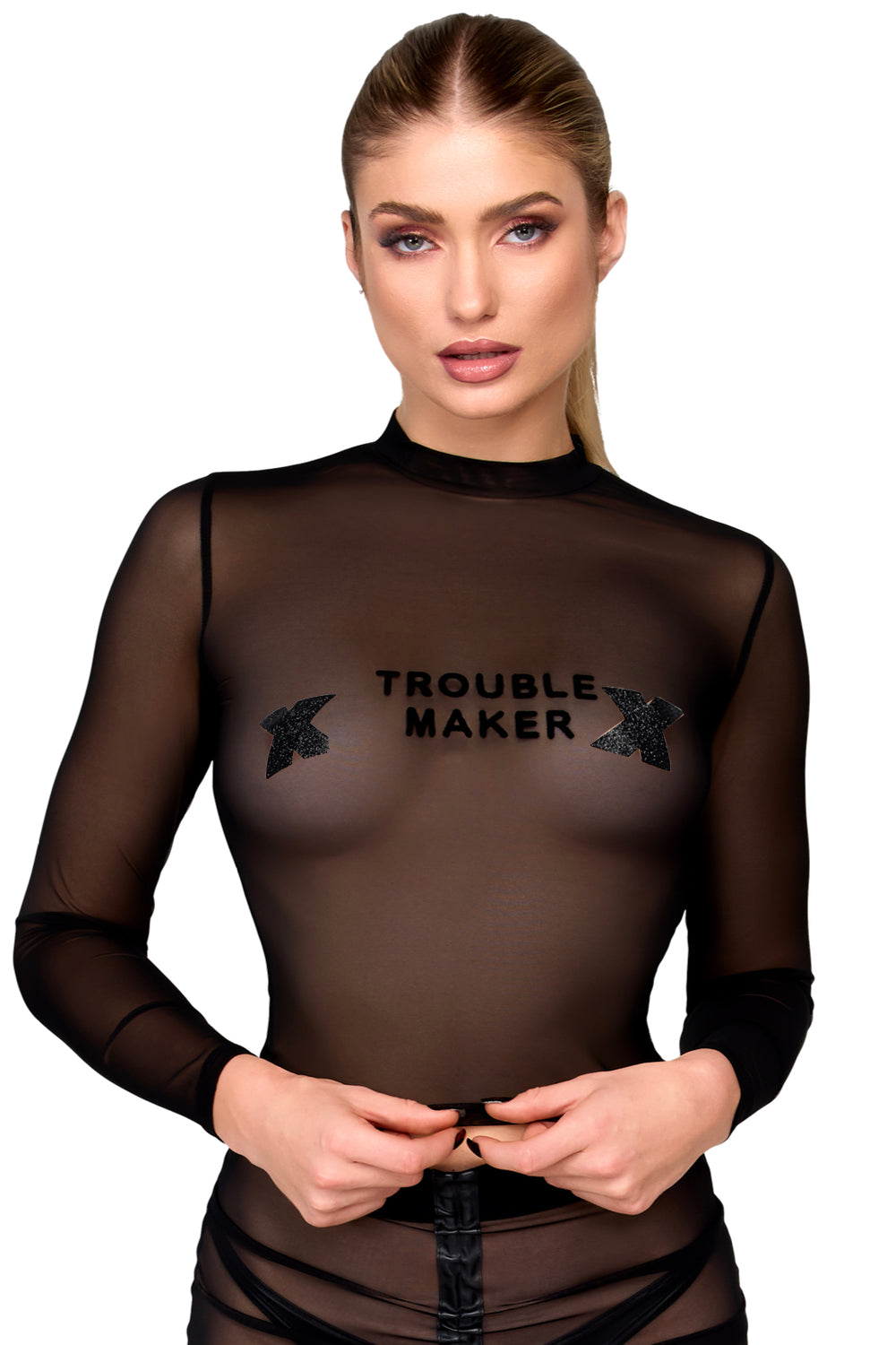 F388 Troublemaker Top - 3XL-2