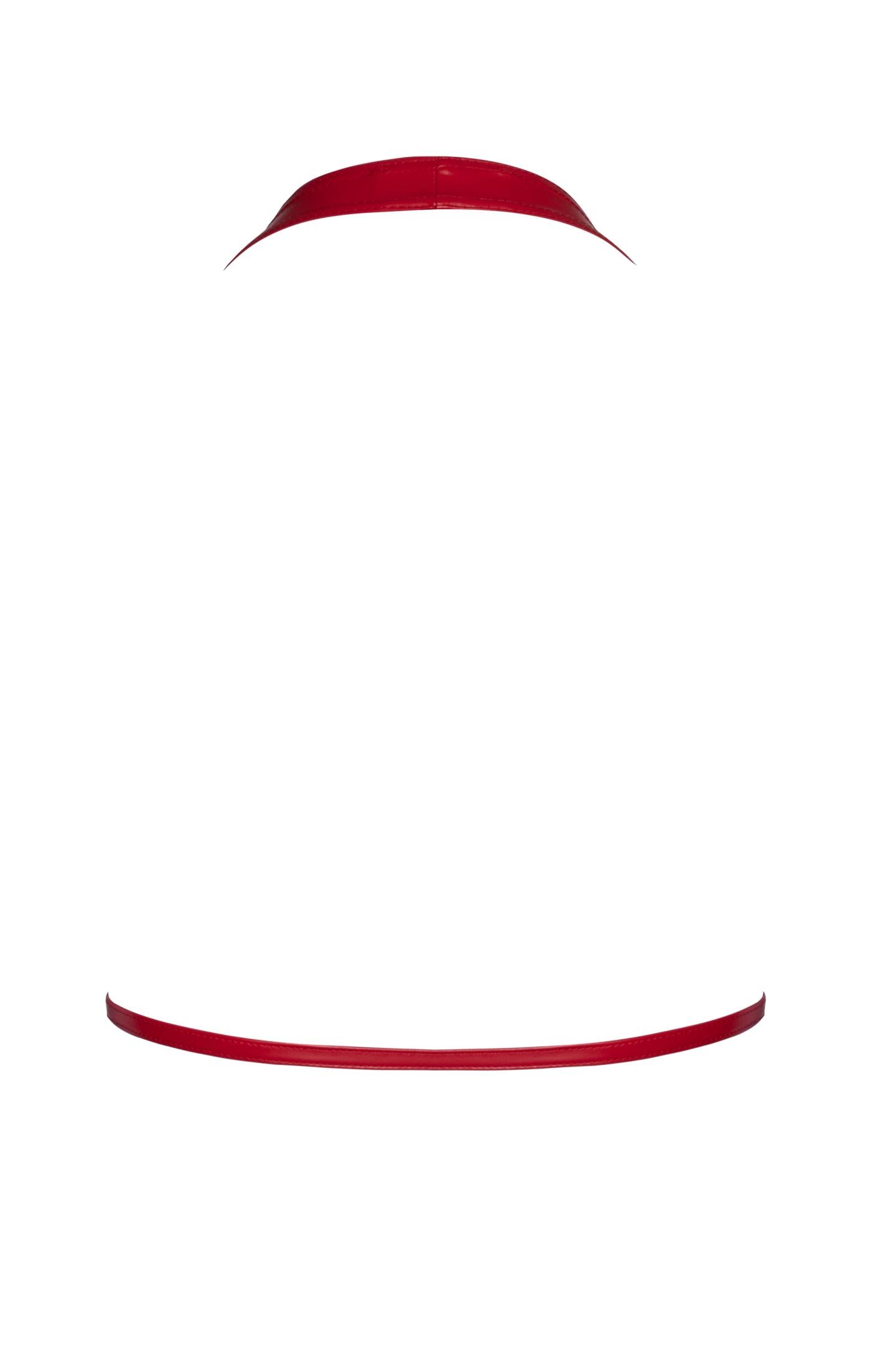 F392 Troublemaker Bralette red - 3XL-1