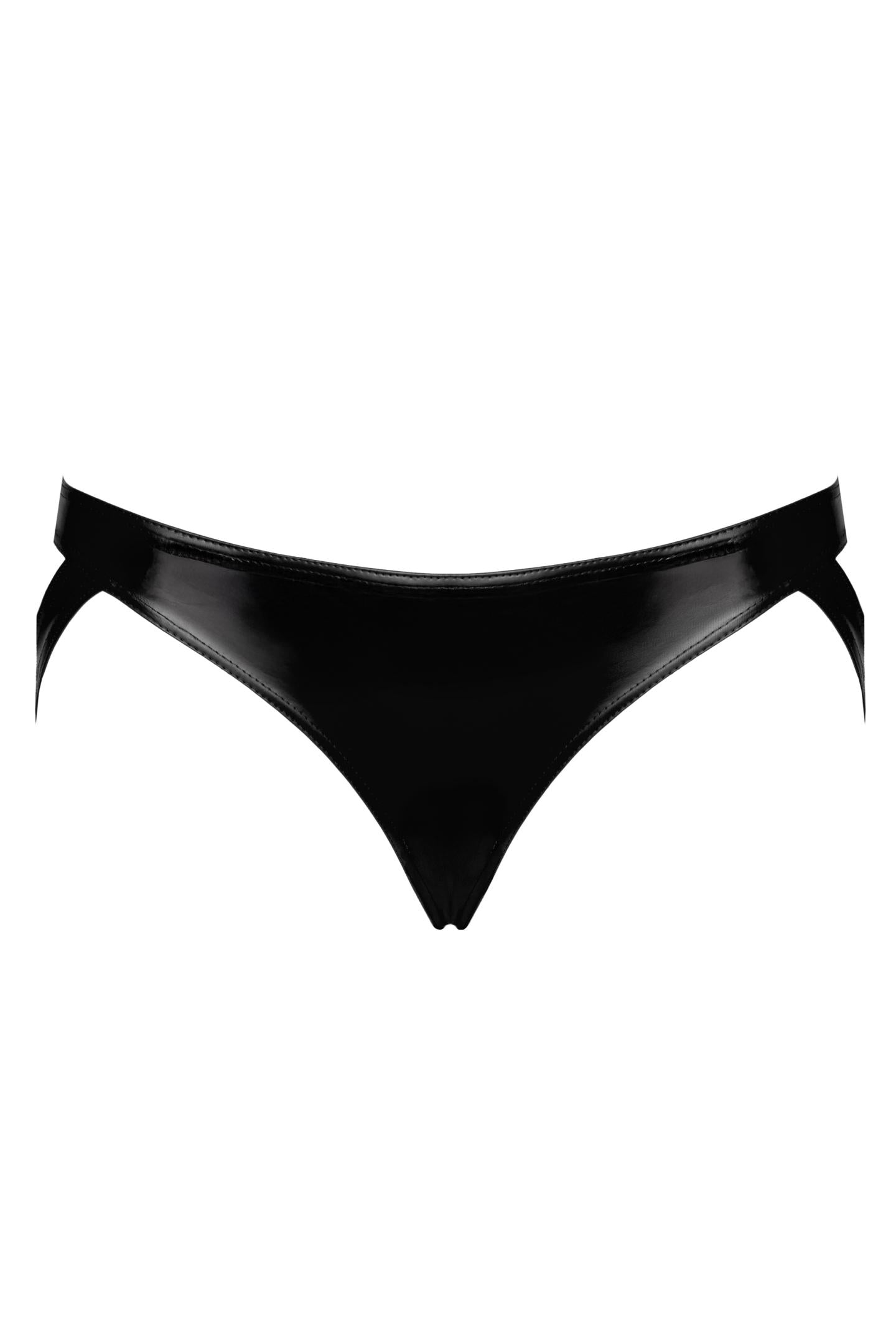 F393 Troublemaker Strappy Panties black - 3XL-0