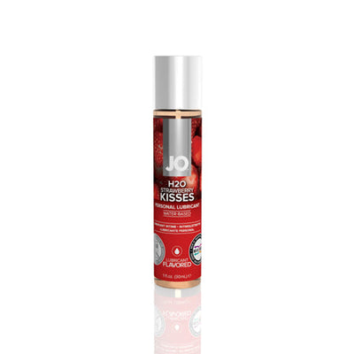 JO H2O Strawberry Kisses Flavored Water-Based Lubricant 1 oz.-0