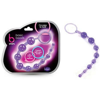 B Yours Basic Beads 12.75 in. Purple-0