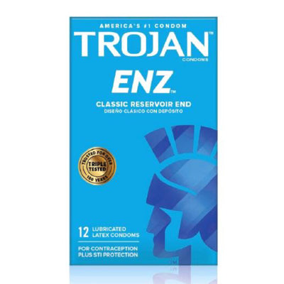 Trojan-Enz Lubricated Condoms 12-Pack-0