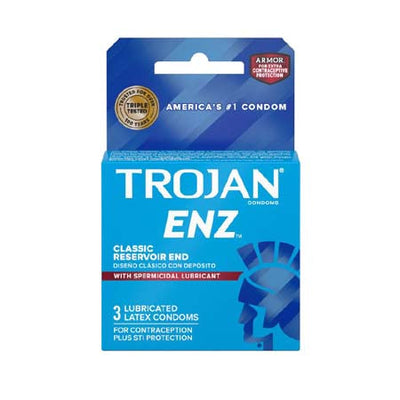 Trojan-Enz with Spermicidal Lubricant 3-Pack-0