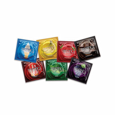 Trustex Flavored Condom (Assorted/144 Per Display)-0