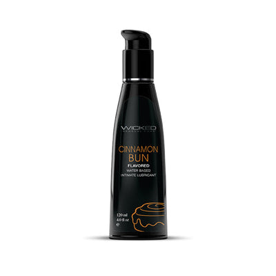 Wicked Aqua Cinnamon Bun Water-Based Lubricant 4 oz.-0
