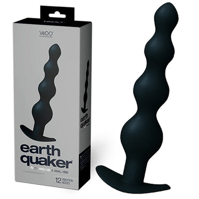 VeDO Earth Quaker Anal Vibe - Just Black - Men's-0