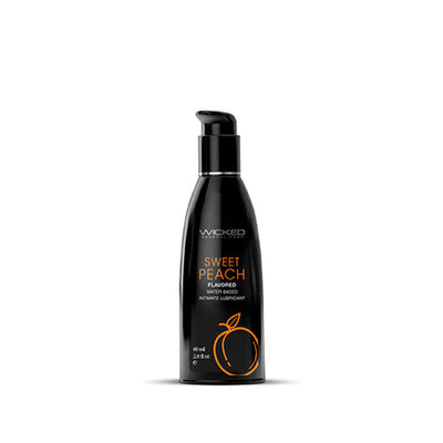 Wicked Aqua Sweet Peach Water-Based Lubricant 2 oz.-0
