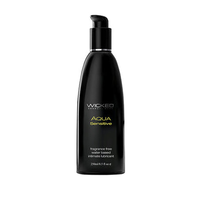 Wicked Aqua Sensitive Water-Based Lubricant 8.5 oz.-0