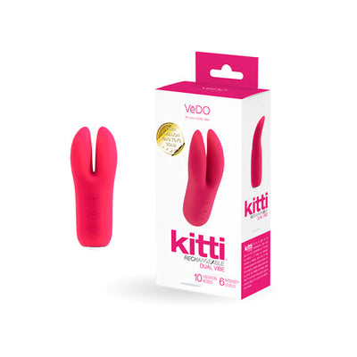 Vedo Kitti Rechargeable Dual Vibe Foxy Pink-0