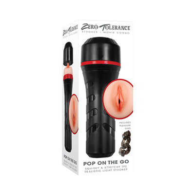 Zero Tolerance Pop On The Go Realistic Vagina Stroker Beige-0