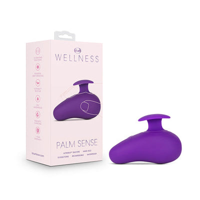 Wellness Palm Sense Rechargeable Silicone Vibrator Purple-0