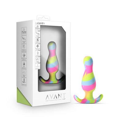 Avant Kaleido Silicone Anal Plug Lime-0