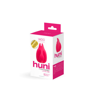 VeDO Huni Rechargeable Finger Vibe Tease Me Foxy Pink-0
