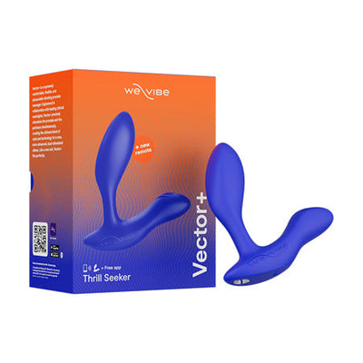 We-Vibe Vector+ Dual Stimulation Prostate Massager Royal Blue-0