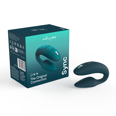 We-Vibe Sync 2 Rechargeable Silicone Couples Vibrator Green Velvet-0
